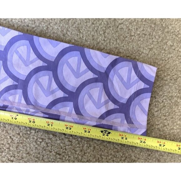 Ethica Small Womens Leggings Purple Print NWT 26" Inseam - Picture 6 of 6